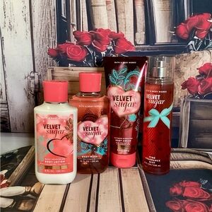 Bath and Body Works Velvet Sugar Body Care